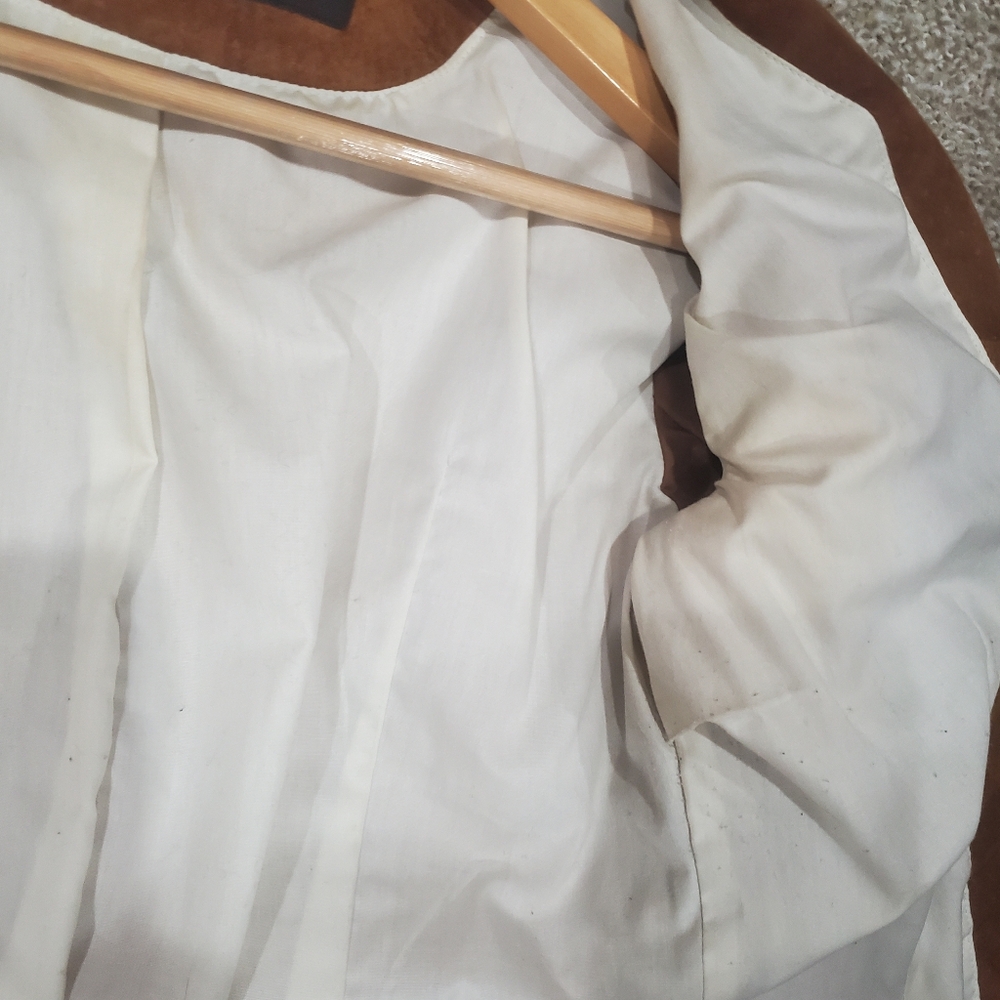 Zara Brown Suede Fringe Leather Jacket - Picture 8 of 8